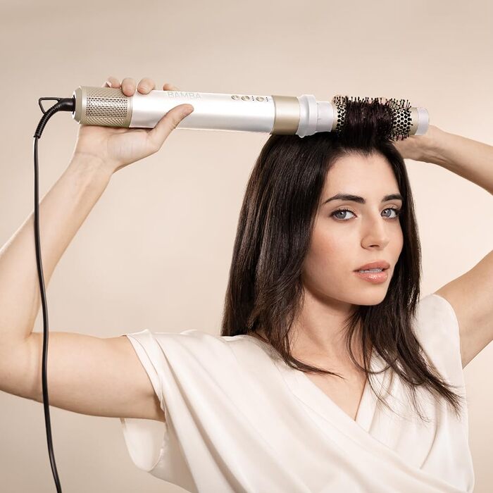 Фен-щітка Cecotec AirGlam Blue 12in1: 12 насадок, Coanda CeramicCare, 1400W, зменшує пухнастість