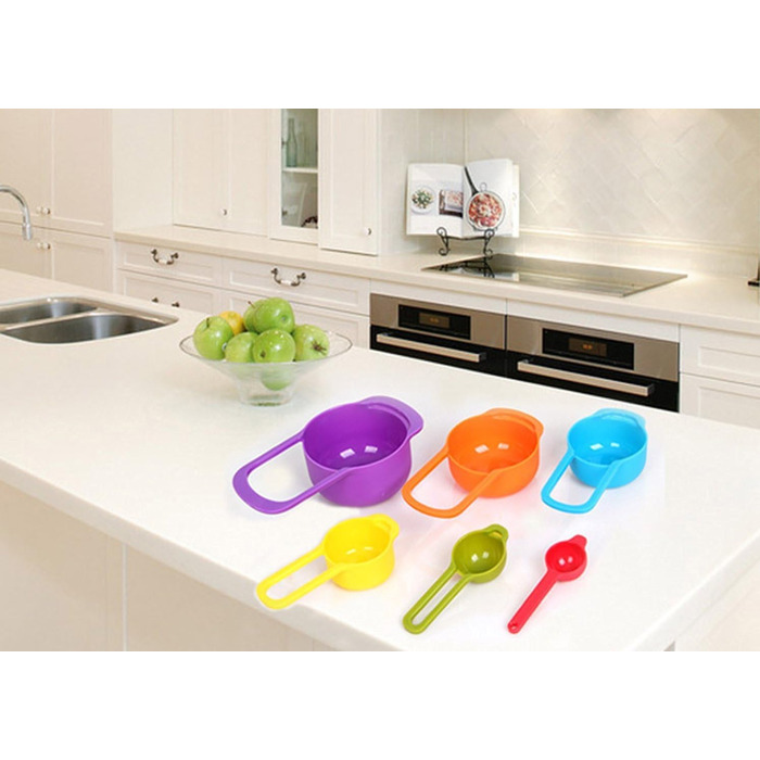 Homemaker Measuring Cups and Spoons, 6-Piece Set