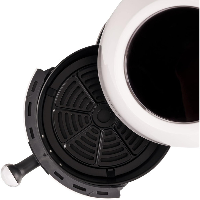 Фритюрниця повітряна MELLERWARE 1450W з скляним контейнером 4.5L, 9 програм, сенсорний дисплей, таймер 60 хв, для миття в посудомийній машині