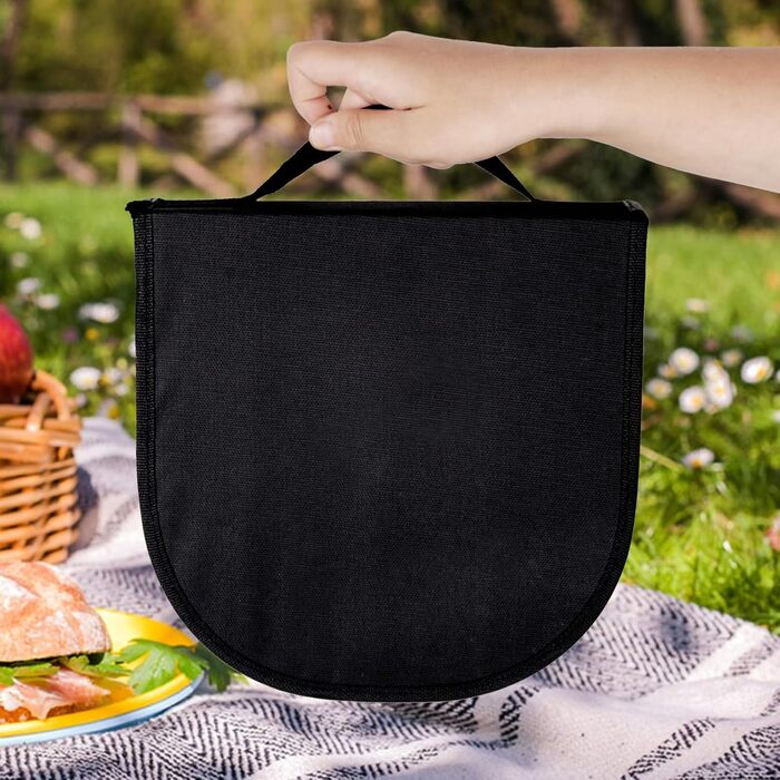 Набір посуду для кемпінгу на 2 особи, 12 предметів, нержавіюча сталь, столові прибори для пікніка, портативні чохли, ручки з імітацією дерева, килимок на стіл