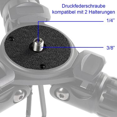 Штатив Pyramid Carbon з кульковою головкою для панорамної зйомки, без центральної колони, 147 см, 2 кг, вантажопідйомність 20 кг, діаметр труби 32 мм