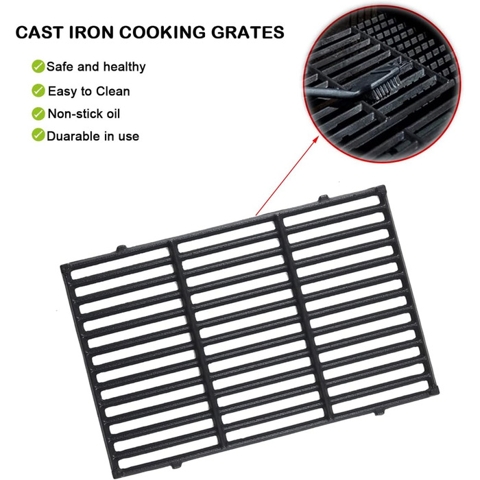 Гриль-решітка чавунна для Weber Spirit 300 серії (310 E310, 320 S310 S320) - замінна частина