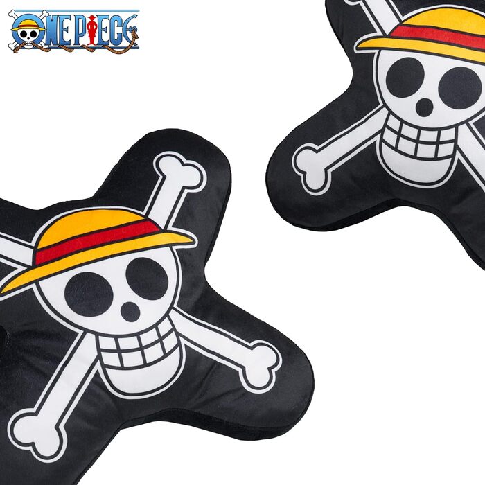 Декоративна подушка One Piece з наповнювачем і чохлом, 3D аніме подушка для дитячої кімнати 37x34,5x9,5 см – аніме мерч для дітей