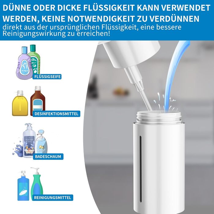 Automatic Electric Soap Dispenser - Touchless Soap Dispenser for Kitchen & Bathroom