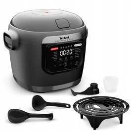 Мультиварка-тушківець Tefal Multicook&Stir MY720B, 6 л, 12 програм, функція перемішування