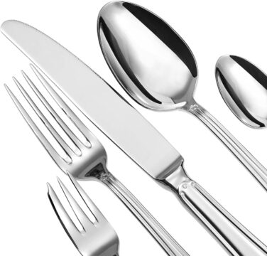 GRÄWE Bayreuth Cutlery Set, 10-piece, 2-person, silver-colored, stainless steel, polished
