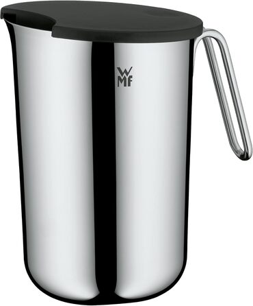 WMF Function Bowls Mixing Bowl 1.75l, with handle, polished Cromargan stainless steel, scaling & Gourmet Glass Measuring Cup 1.0l, heat-resistant glass, scaling for liters, milliliters, cups, and grams
