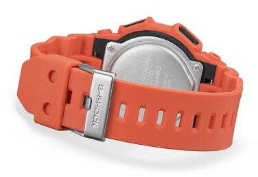 Чоловічий спортивний годинник CASIO G-SHOCK GD-010-4ER помаранчевий, водонепроникність 200м