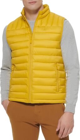 Жилет чоловічий Dockers Classic Ultra Loft Packable жовтого кольору (альтернатива пуховику)