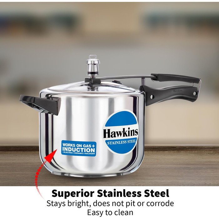 Скороварка Hawkins 5 л з нержавіючої сталі, A&J Distributors