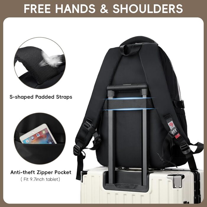 Шкільний рюкзак для підлітків, хлопчиків, 2025. Водовідштовхуючий рюкзак для старшої школи, гімназії. Підходить для ноутбука 15.6