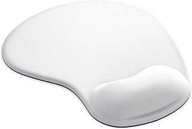 Кисетковий Mousepad CSL з гелевою підкладкою для зап'ястя - чорний/білий, ергономічний, водонепроникний, для геймінгу