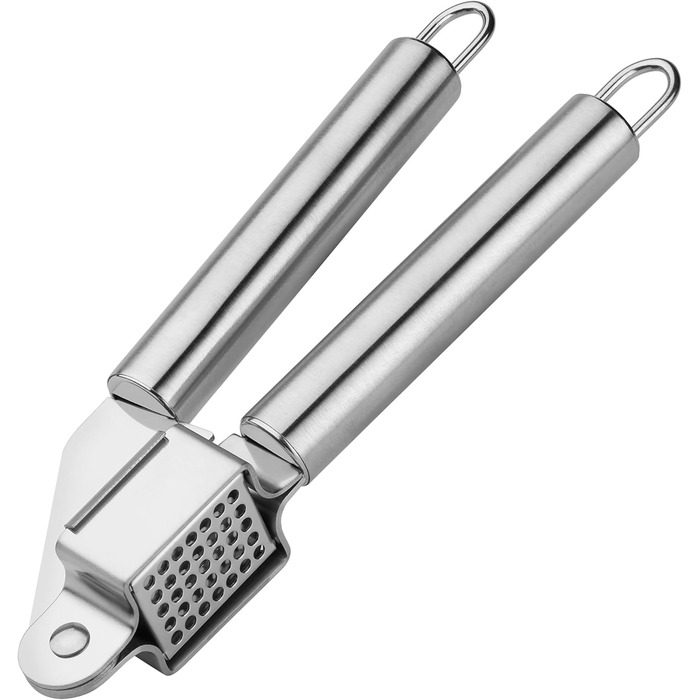 Пресс для часнику та імбиру Chef Aid, нержавіюча сталь, для подрібнення, очищення та нарізання часнику, імбиру, цибулі, миється в посудомийній машині