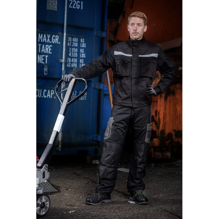 Черевики робочі ACE Constructor S3-Arbeitsschuh - захисне взуття для чоловіків з металевим підноском, водонепроникні, зелено-чорні, 46 EU