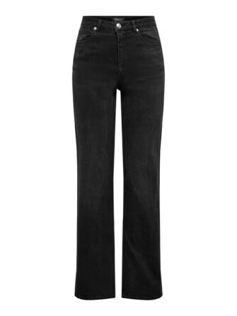 Джинси жіночі кльош Only ONLJUICY-WAUW, висока талія, чорний, розмір XL/34L