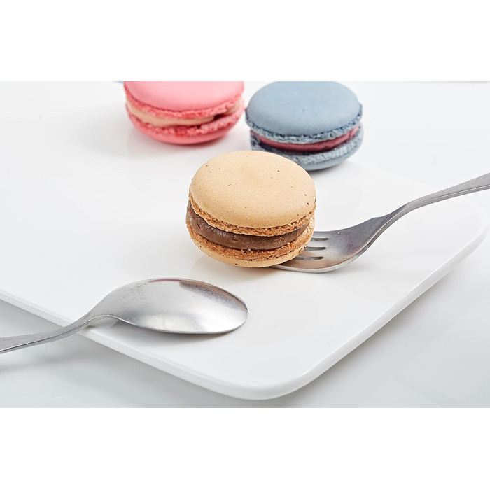 Набір дитячого столового приладдя EXZACT Kinderbesteck Set - 18 предметів з нержавіючої сталі для дітей від 2 років - безпечний, придатний для миття в посудомийній машині, з гравіюванням (6 виделок, 6 ножів, 6 ложок)