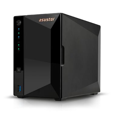 Asustor Drivestor 2 Lite AS1102TL - NAS сервер, 2 відсіки, 1 ГБ RAM DDR4, 1GbE порт