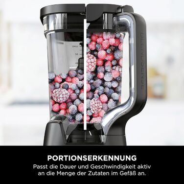 Ninja 2-in-1 Detect Power Mixer Pro with Single Serve - 1200W Power Blender with Pitcher & 2 Single Serve Cups - Smoothie, Vegetable & Frozen Drink Mixer - TB301EU