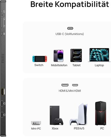 Портативний монітор ARZOPA 17.3