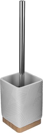 Набір для туалету KADAX: щітка для унітазу з тримачем, квадратна, біла