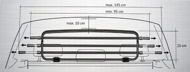 Сітка-перегородка для Mazda CX-5 та CX-7 Kleinmetall Roadmaster Deluxe з системою швидкого кріплення