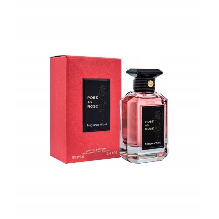 Оригінальний парфум Fragrance World Pose As Rose, 100 мл, EDP + пробник у подарунок!!!
