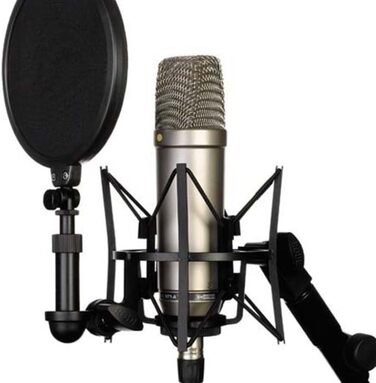 Rode NT-USB+ Конденсаторний мікрофон USB + Keepdrum MS138 Шарнірний кронштейн Чорний