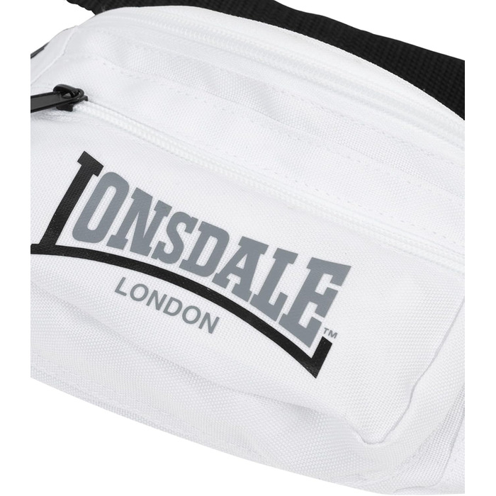 Поясна сумка Lonsdale Hip (Білий/Чорний/Попіл)