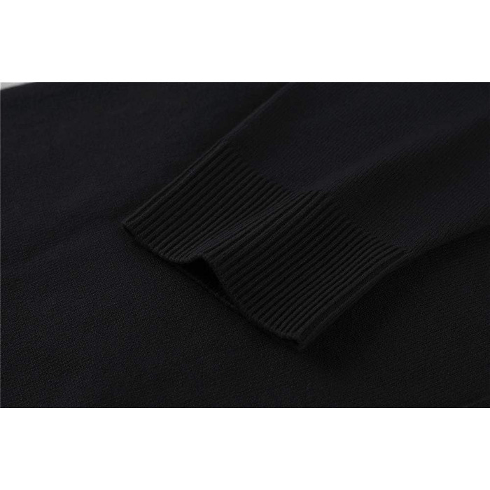 Чоловічий кардиган Runcati без коміра, в'язаний, легкий, перехідний (чорний, XXL)