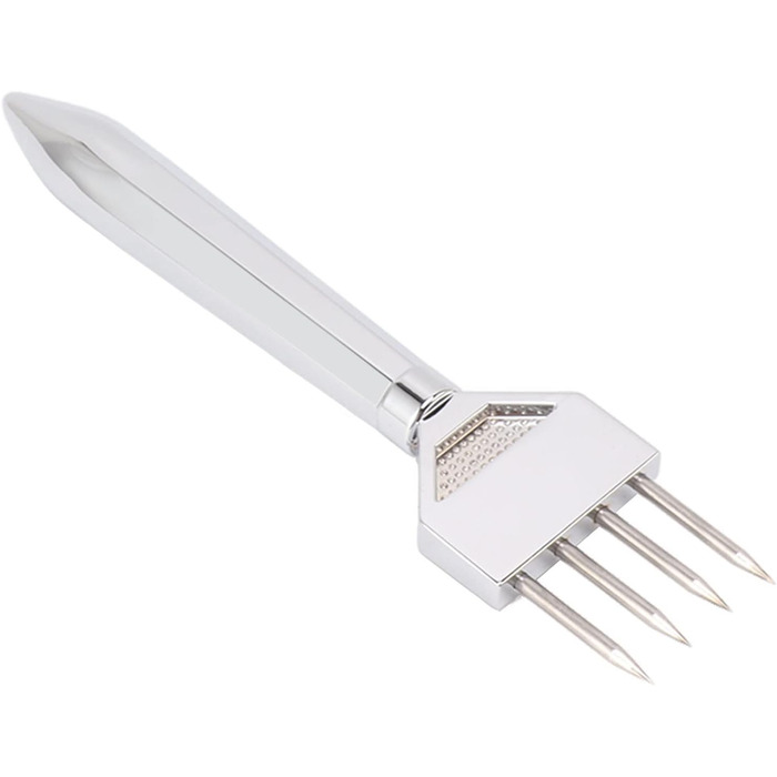 Eishacker, Professional Manual Ice Pick made of Stainless Steel, Ice Pick, Breaker, Ice Pick with Wooden Handle, Bar Ice Chisel for Restaurants, Bartenders, Ice Breaking, Kitchen (Type A)