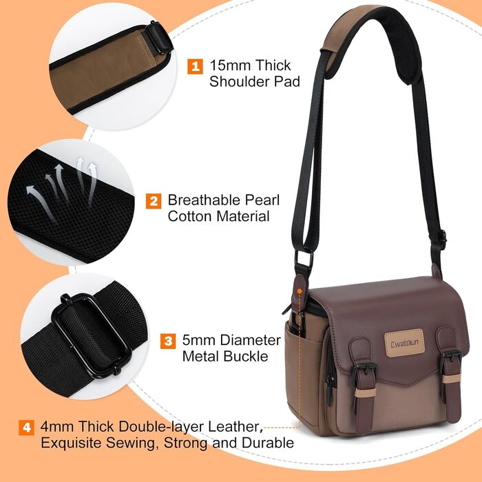 Чохол для камери Braun S: компактний, водонепроникний, з кріпленням для штатива. Підходить для DSLR/SLR/беззеркальних камер та об'єктивів