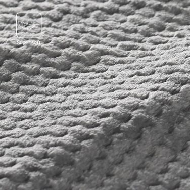 Електрична ковдра Navaris XXL з підігрівом 180x130 см, 3 режими, автовимкнення, пральна - м'яка, темно-сіра