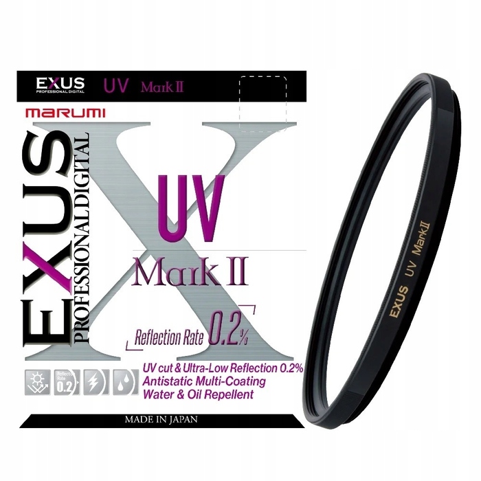 УФ-фільтр MARUMI EXUS Mark II UV 77мм