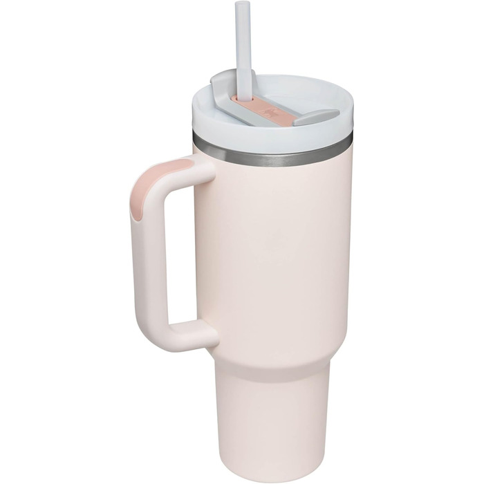 Stanley Quencher H2.0 Flowstate Water Bottle with Straw 1.2L - Thermobeaker Keeps Drinks Cold for 11 Hours - 48 Hours Iced - Dishwasher Safe - BPA-Free Thermos Flask - Stainless Steel Drinking Cup
