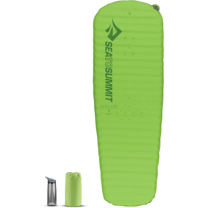 Килимок туристичний Sea to Summit Comfort Light Self Inflating - Green, Small