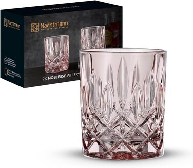 Набір склянок для віскі Nachtmann Noblesse, 2 шт, 295 мл, блакитний, кришталь, 104239