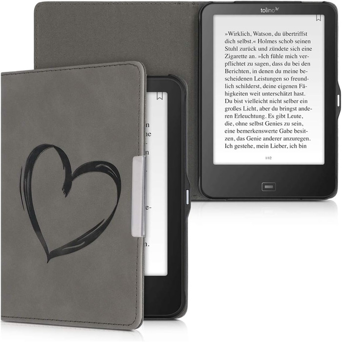 Чохол kwmobile для Tolino Vision 1/2/3/4 HD: чохол з екошкіри, дизайн 