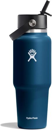 Hydro Flask 32oz Insulated Stainless Steel Water Bottle with Flex Straw Lid - Indigo