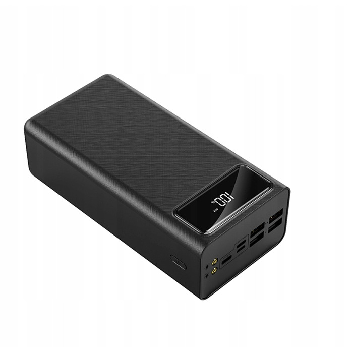 Повербанк JYSafora 50000 mAh, 5xUSB, швидка зарядка, з LED-дисплеєм, білий