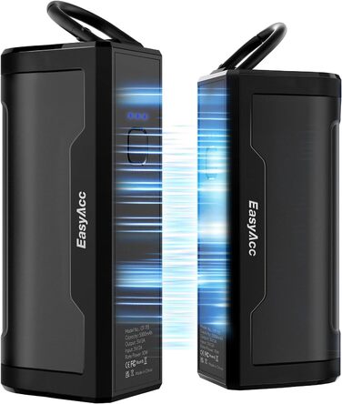 Електричні грілки для рук EasyAcc 10000mAh (2 шт.), 3 режими нагріву, LED-дисплей, для кемпінгу, полювання, гольфу, Рейно