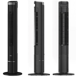 Розумний колонний вентилятор SMART 110 см, 40 Вт, LED-індикація, пульт ДК, XXL