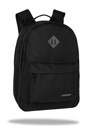 Багатовідсіковий шкільний рюкзак CoolPack, чорний з жовтими та золотистими акцентами, 27 л