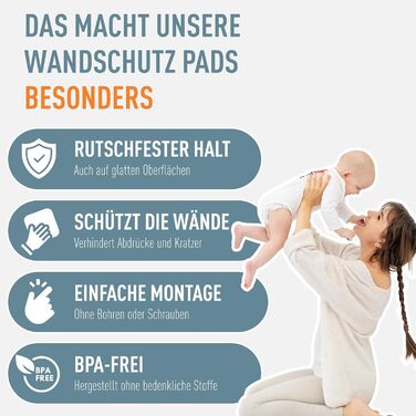 Захисний бар'єр IB Style Berrin XXL для дітей та собак, 85-185 см, без свердління, чорний, з набором захисних накладок