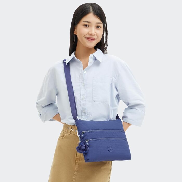 Сумка через плече Kipling Alvar (Ocean Blue) середнього розміру - оригінальна якість