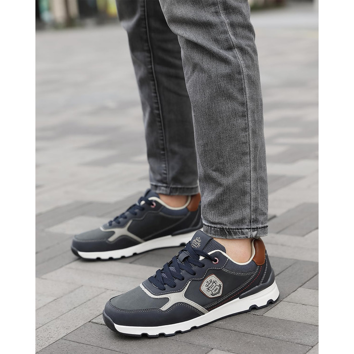 ARRIGO BELLO Кросівки чоловічі для активного відпочинку, роботи та хайкінгу, легкі, розмір 41-46, колір блакитний