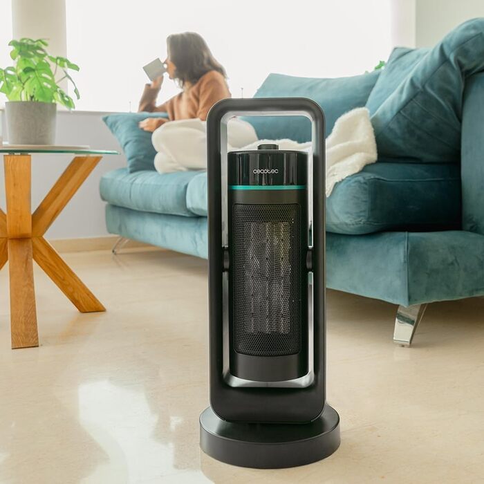 Керамічний обігрівач Cecotec ReadyWarm 2000 Max: поворотний дизайн, 2000 Вт, 3 режими, термостат, безпека
