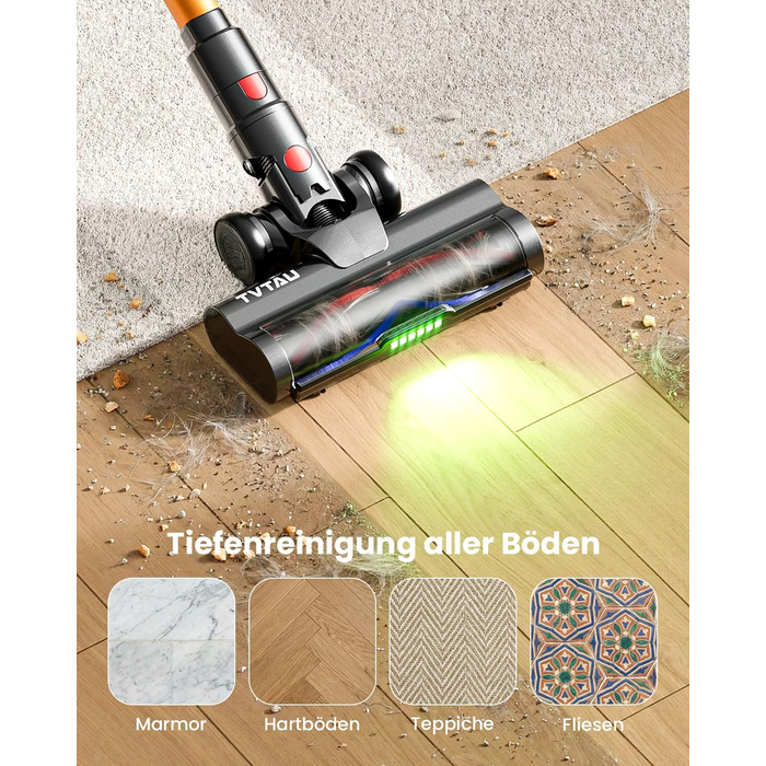 Бездротовий акумуляторний пилосос 600W з потужністю всмоктування 50KPA, 70 хвилин роботи, самостійна парковка, антизаплутана щітка та LED-дисплей, 8-ступенева фільтрація, кріплення на стіну, для шерсті тварин/килимів/твердих поверхонь/автомобіля (фіолетов