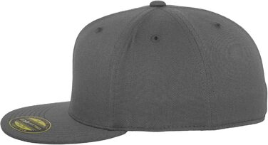 Кепка Flexfit Premium 210 Fitted, унісекс, темно-сіра (L-XL)