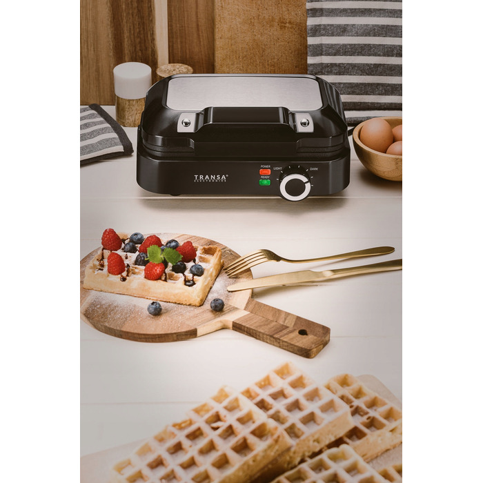 Вафельниця Transa Electronics TE-32 2200 Вт, чорна