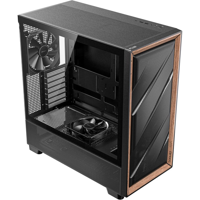 Корпус для ПК Antec Flux Midi Tower, чорний матовий, Gaming Case